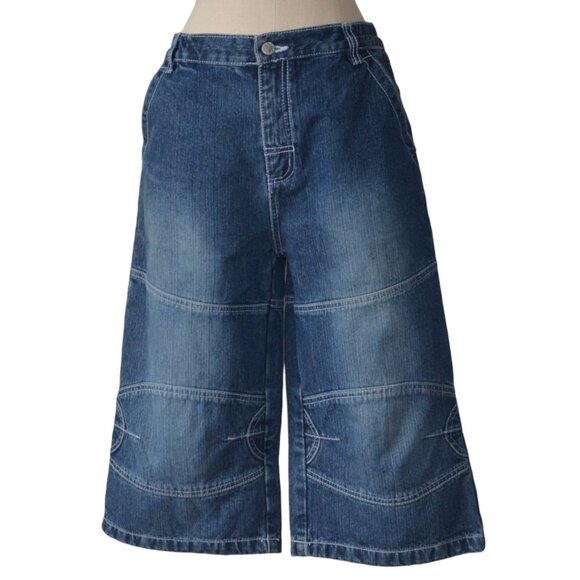 Dognose Denim Breeches Culottes Gouchos - Picture 1 of 16